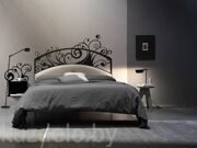 Кованая кровать с мягким изголовьем-3  цена 1200 у.е.