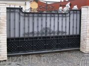 Ворота кованые откатные 31 цена от 300-400 у.е. за м.кв.