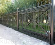 Ворота кованые откатные 8 цена от 200-250 у.е. за м.кв.