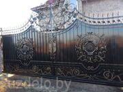 Ворота кованые откатные 39 цена от 500 у.е. за м.кв.
