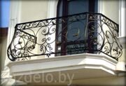 Кованый балкон-18  цена 250 у.е. за м.кв.