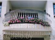 Кованый балкон-25  цена 250 у.е. за м.кв.